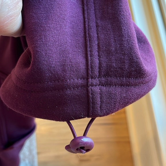 Sweatpants Climate Concepts Maroon Cargo Maroon Fleece Lined Mens Medium - Picture 14 of 16